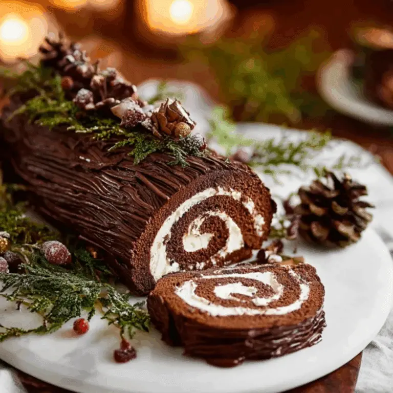 Yule Log Cake (3)