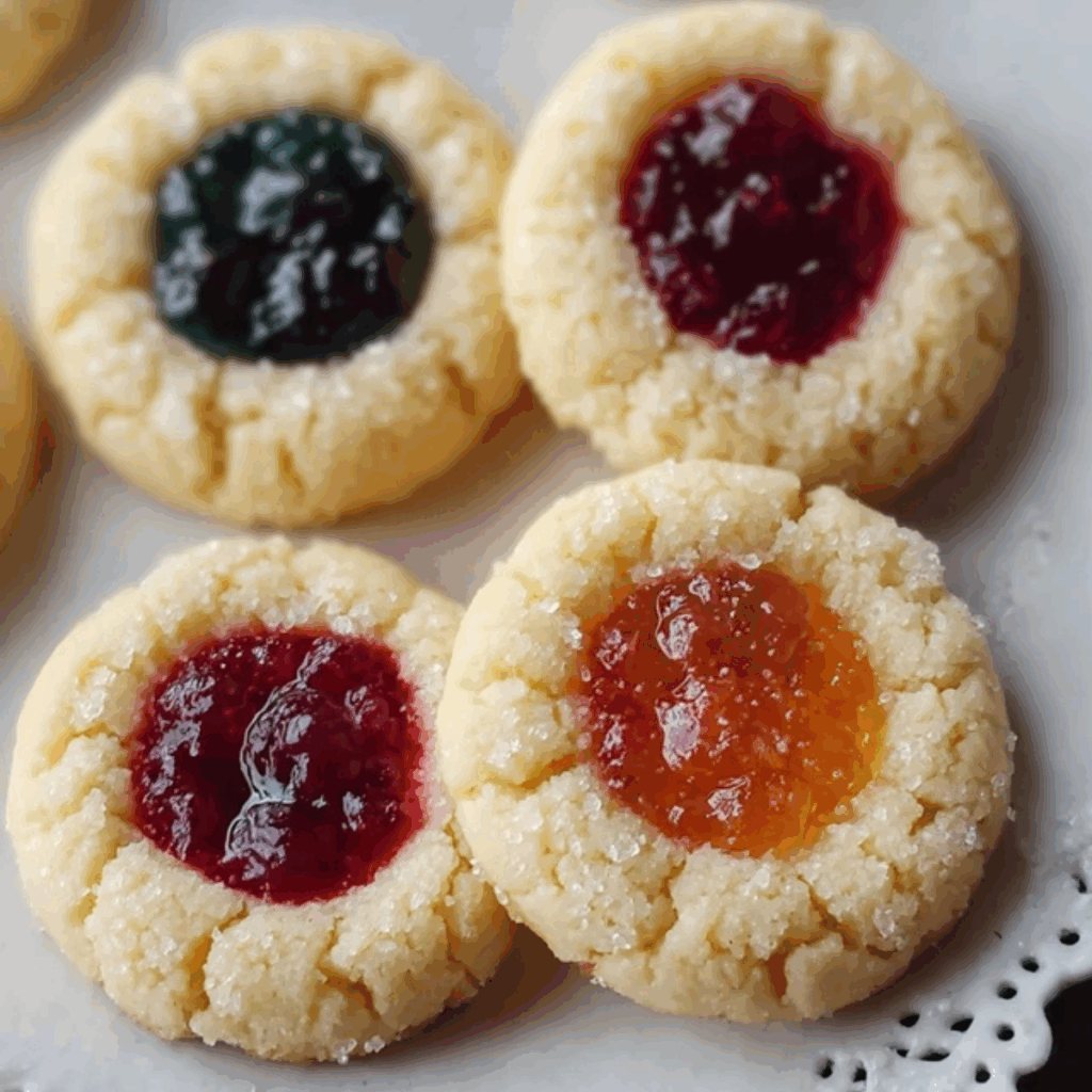 christmas Thumbprint Cookies (1)