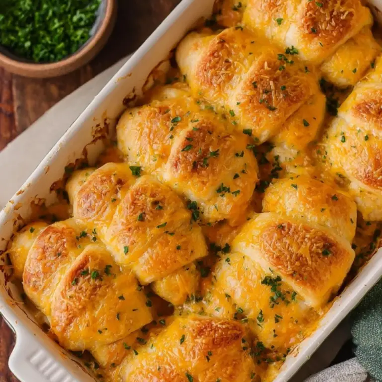 Cheesy Chicken Crescent Rolls