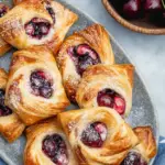 Cherry Danish with Puff Pastry