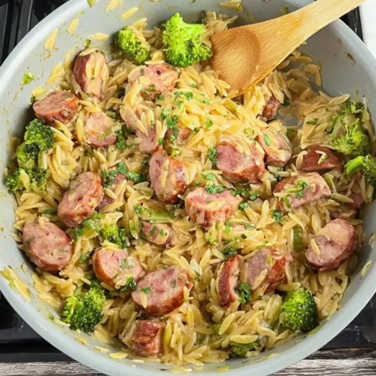 Chicken Sausage Orzo