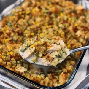Chicken and Stuffing Casserole