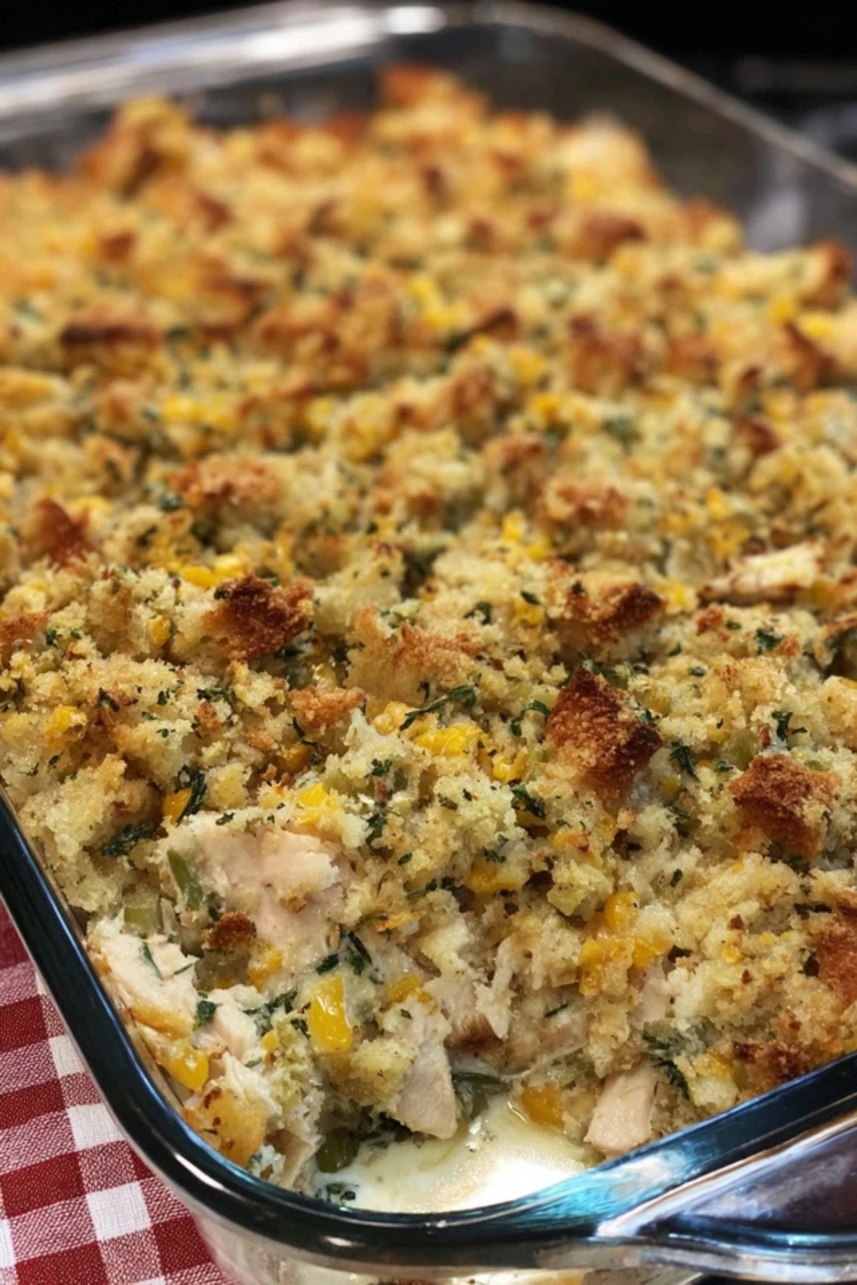 Chicken and Stuffing Casserole