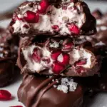 Chocolate Covered Pomegranate Yogurt Clusters