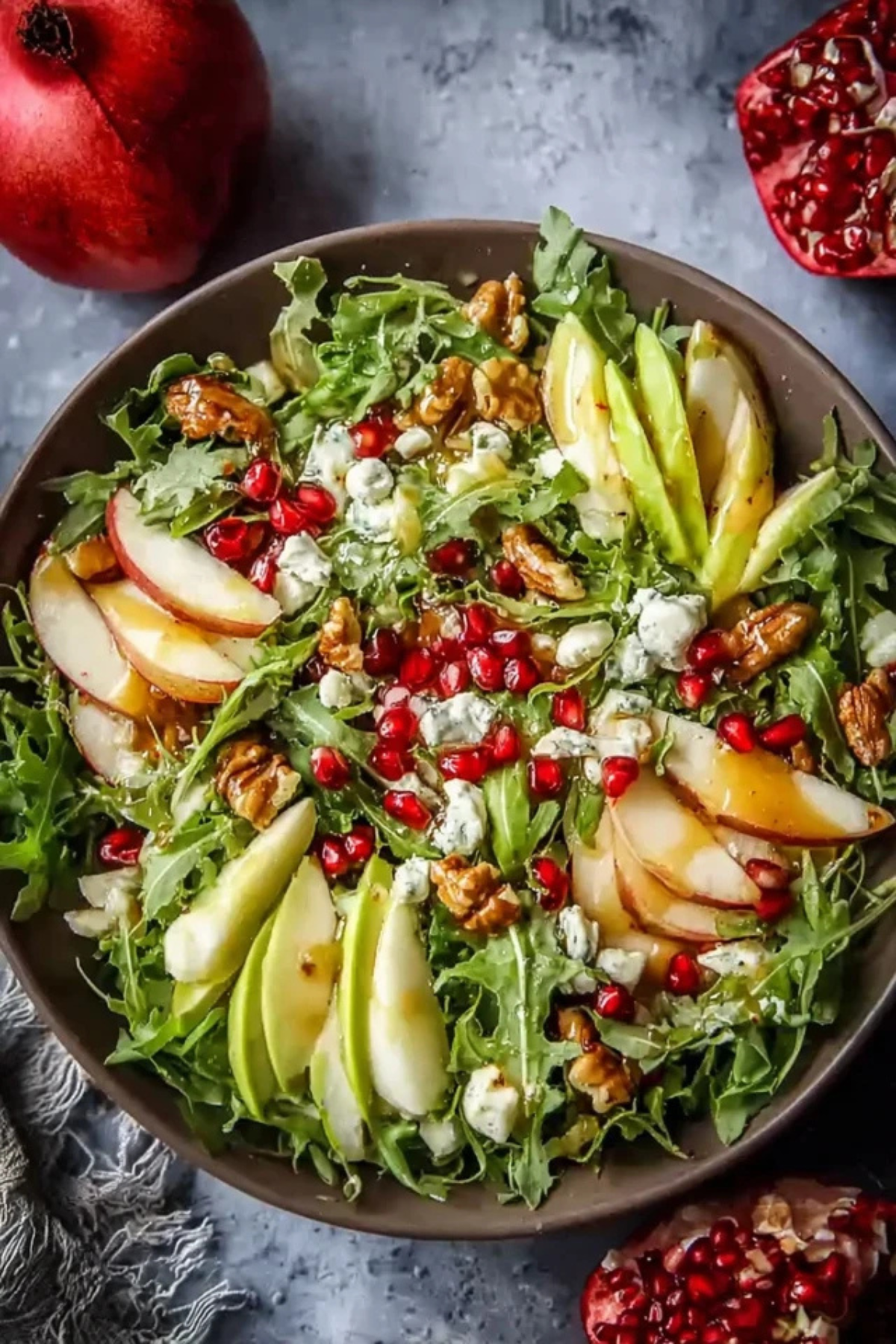 Christmas Salad with Honey Mustard Dressing (1)