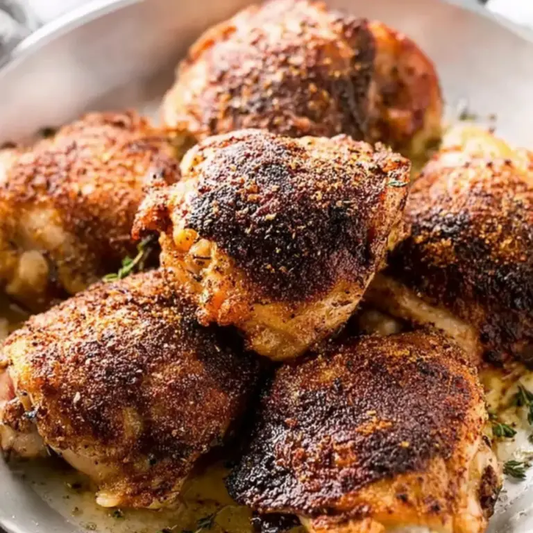 Crispy Baked Chicken Thighs
