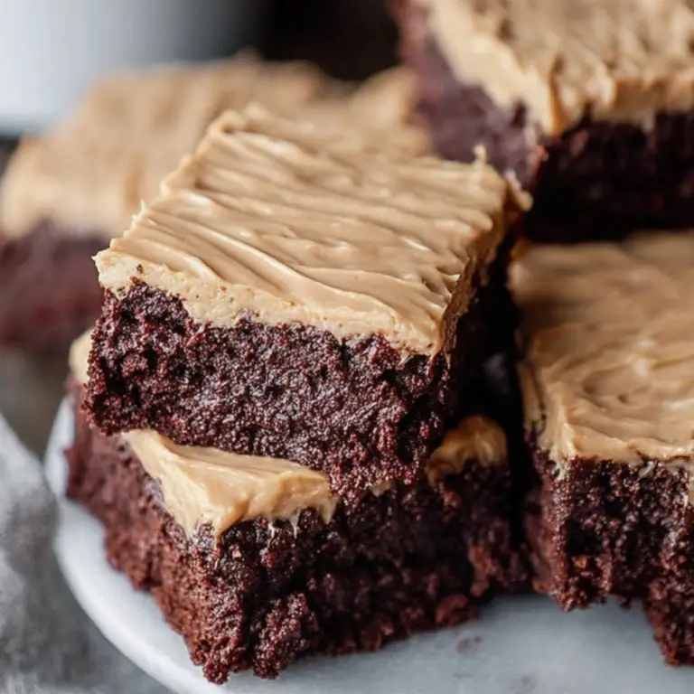 Frosted Coffee Brownies