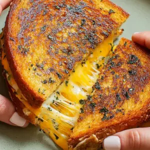 Garlic Bread Grilled Cheese