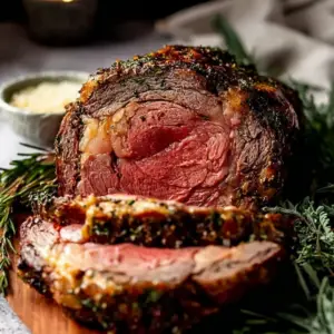 Garlic Herb Prime Rib