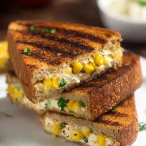 Grilled Cheese Paneer & Corn Sandwich