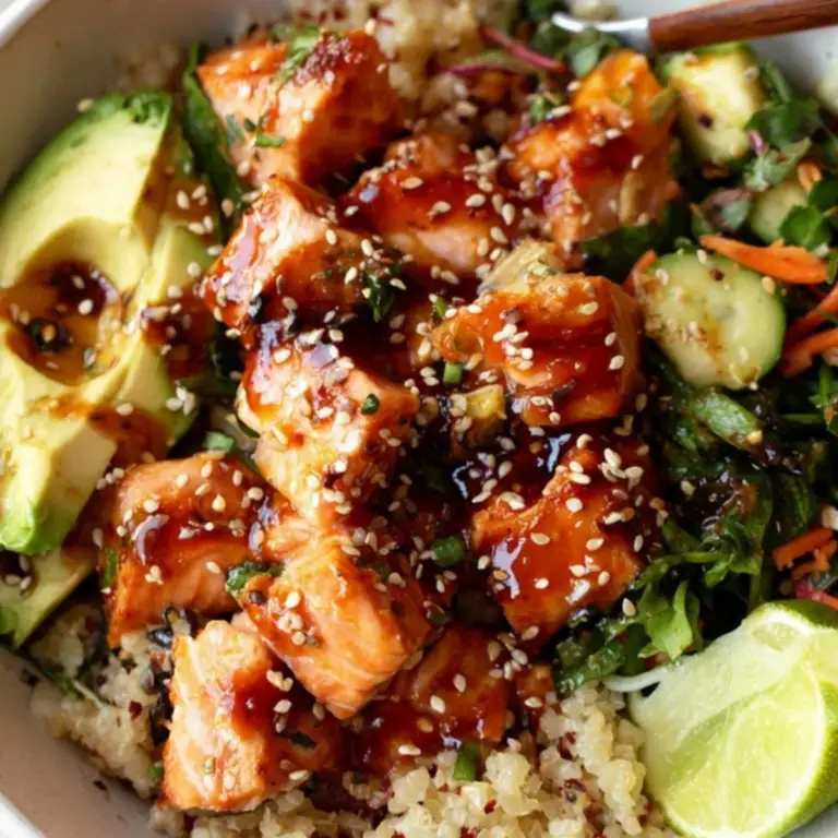Honey Glazed Salmon Bowl