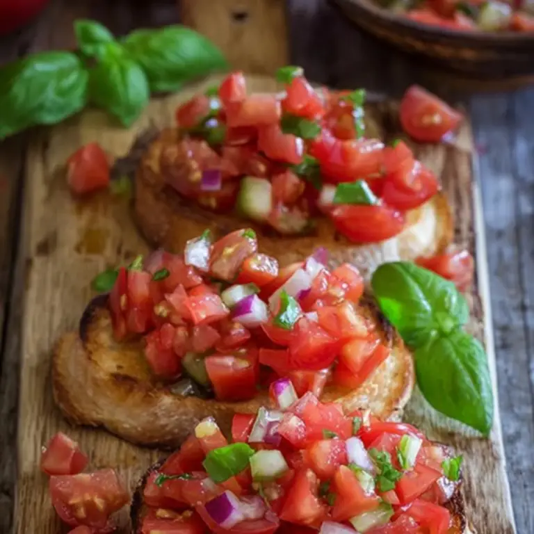 Italian Tomato Bruschetta