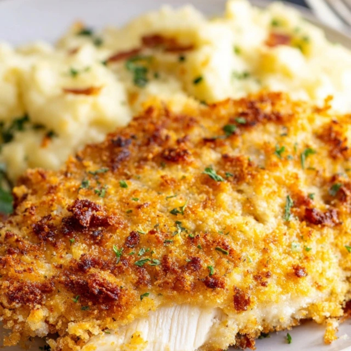 Longhorn Parmesan Crusted Chicken
