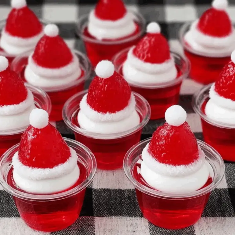 Santa Hat Jello Shots (1)