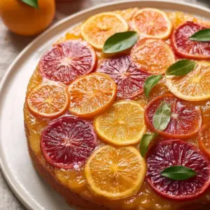 Upside Down Orange Cake