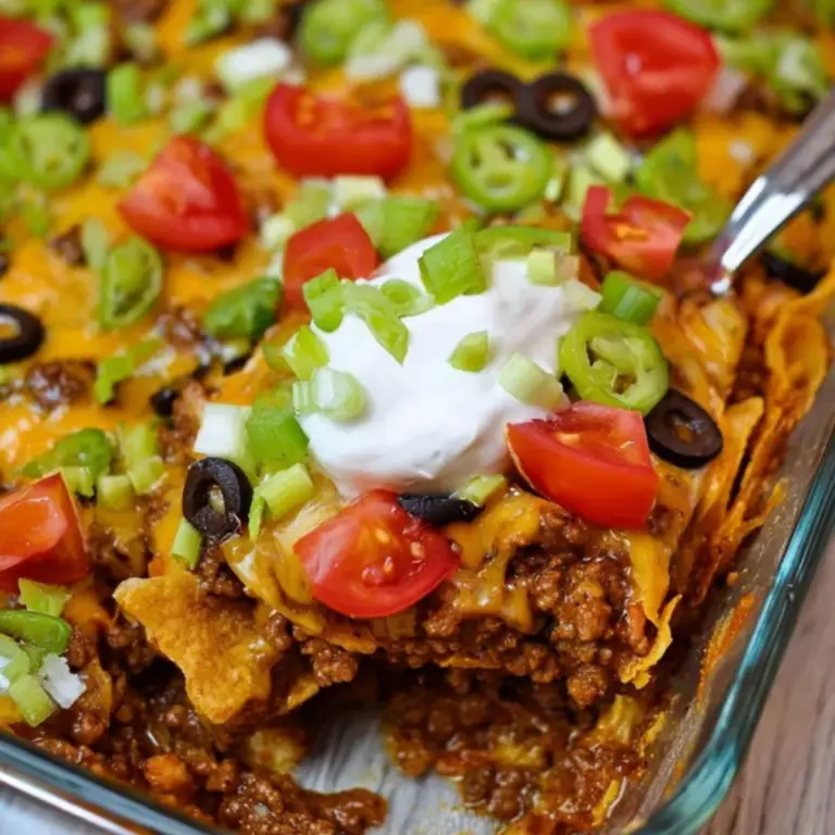 Walking Taco Casserole