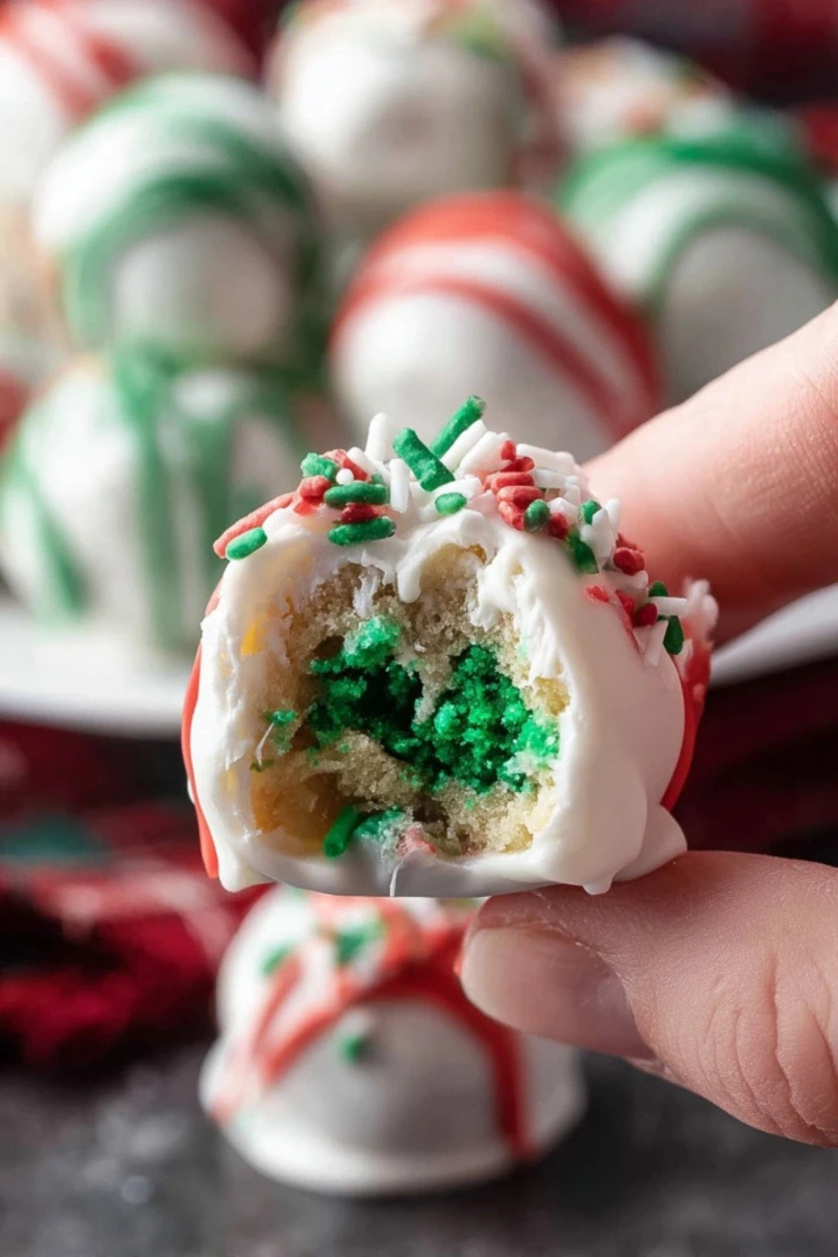 christmas oreo balls