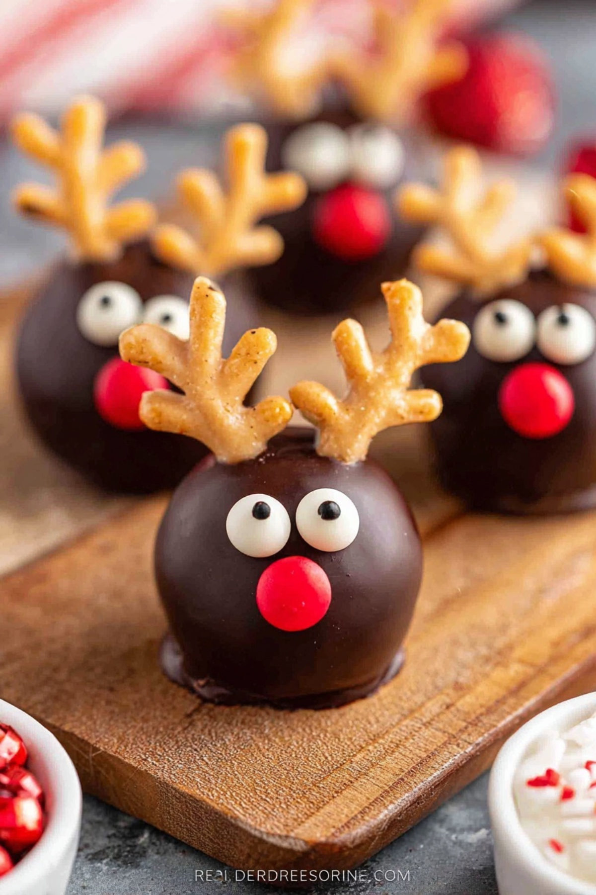 reindeer oreo balls