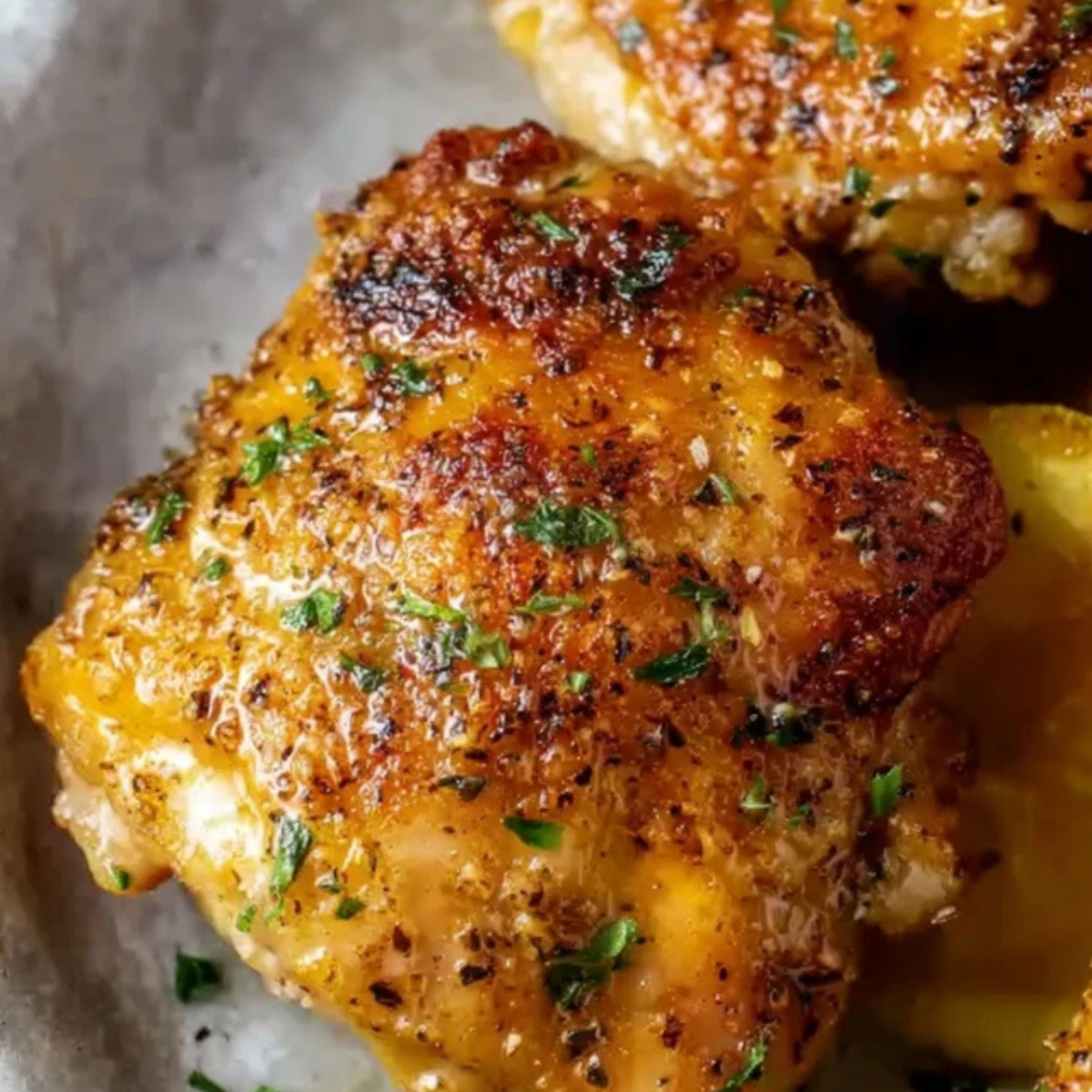 Baked Ranch Seasoning Chicken Thighs
