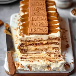 Biscoff Icebox Cake