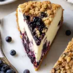 Blueberry Crumble Cheesecake