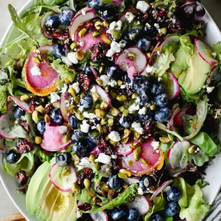 Blueberry Pistachio Spring Salad