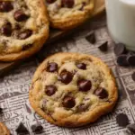 Brown Butter Sourdough Discard Chocolate Chip Cookies