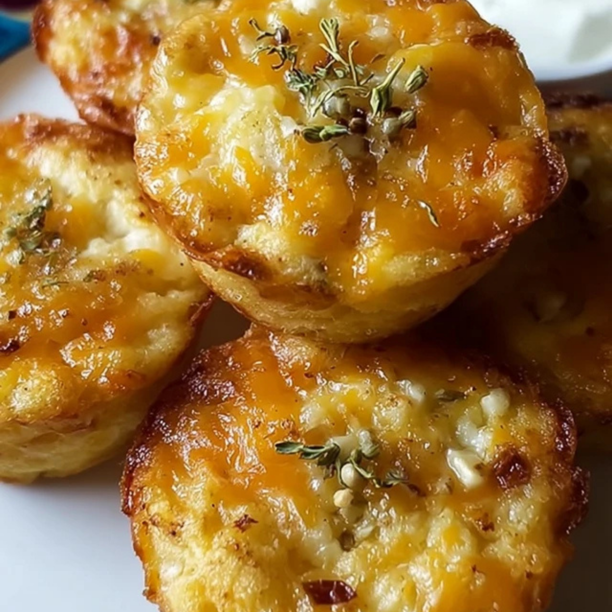 Cheesy Mashed Potato Puffs