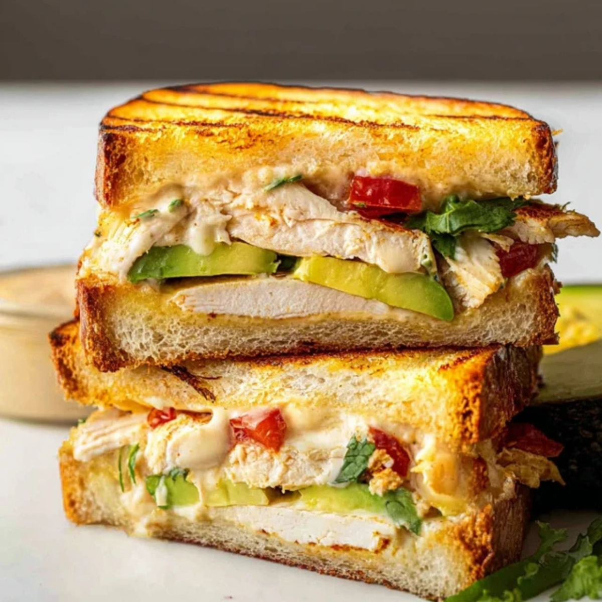Chipotle Chicken Avocado Melt