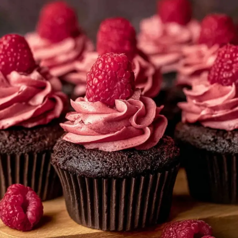 Chocolate Raspberry Cupcakes