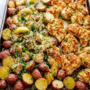 Garlic Parmesan Chicken and Potatoes