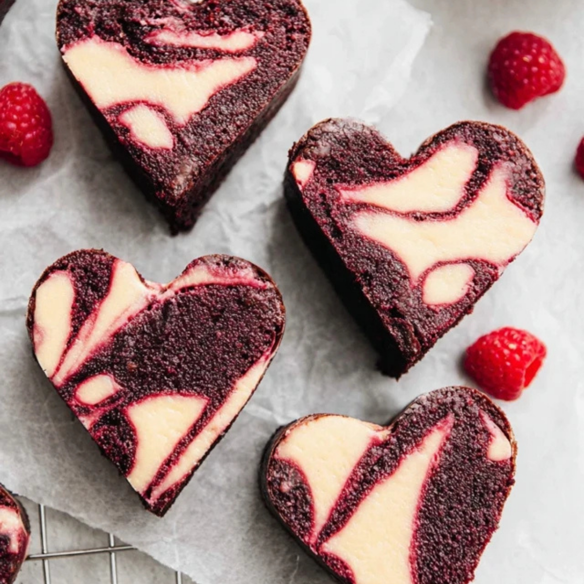 Heart Shaped Brownies
