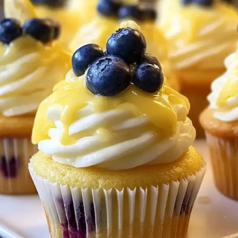 Lemon Blueberry Cupcakes