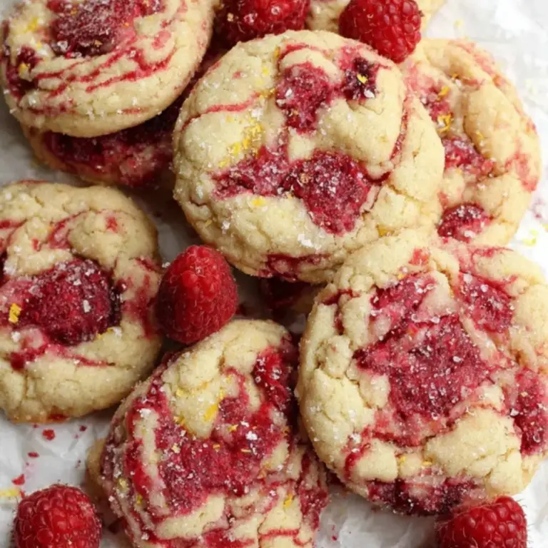 Lemon Raspberry Cookies