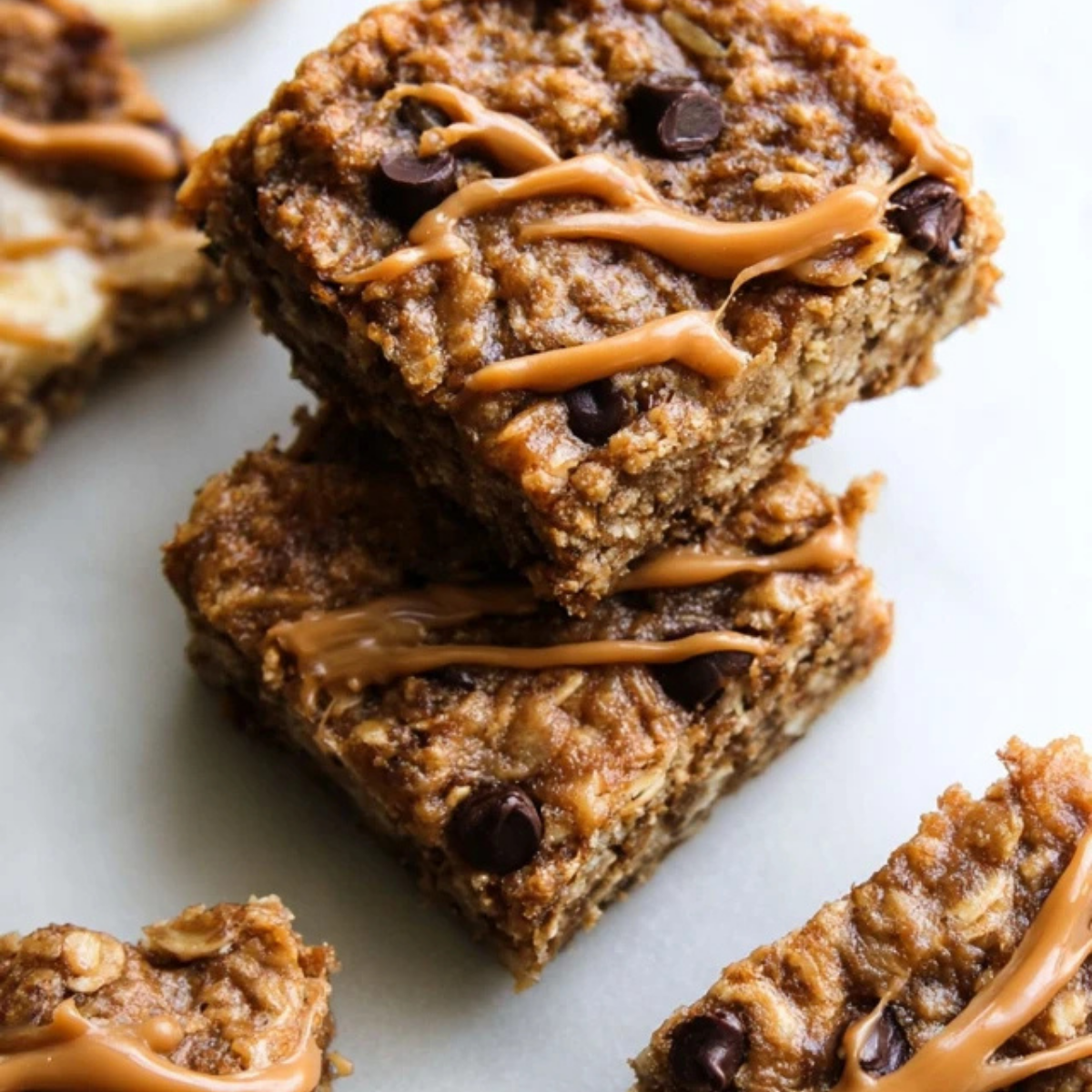 Peanut Butter Banana Oatmeal Bars