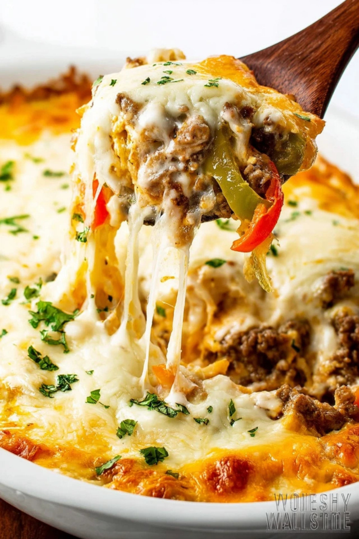 Philly Cheesesteak Casserole