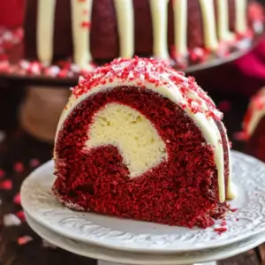 Red Velvet Cream Cheese Bundt Cake