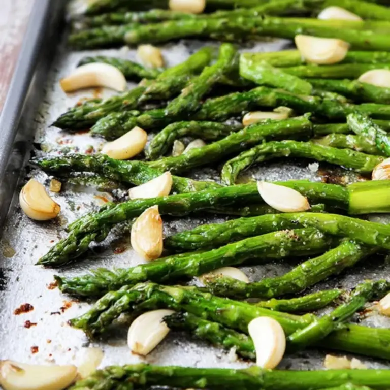 Roasted Asparagus with Garlic