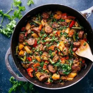 Sausage and Veggie Skillet