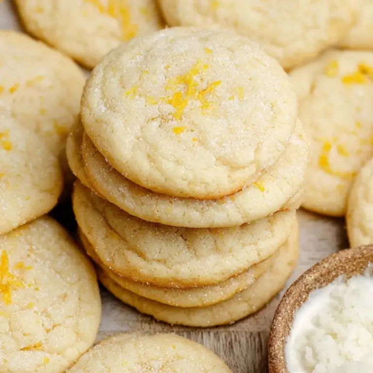 Soft & Chewy Lemon Cookies