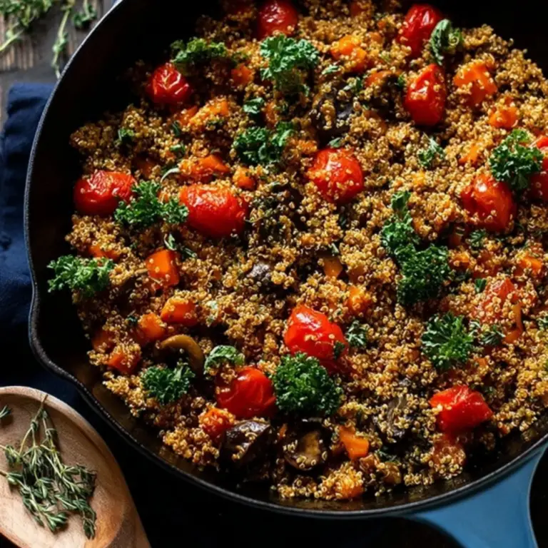 Spicy Veggie Quinoa Skillet
