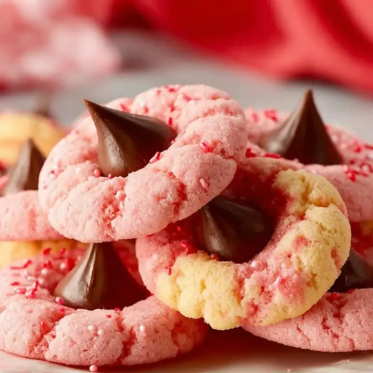 Strawberry Kiss Cookies