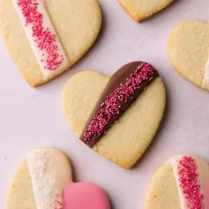 Valentine’s Shortbread Hearts