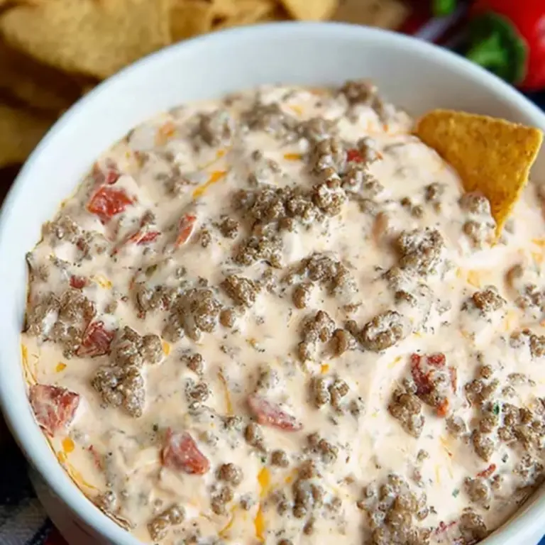 3 Ingredient Cream Cheese Sausage Dip