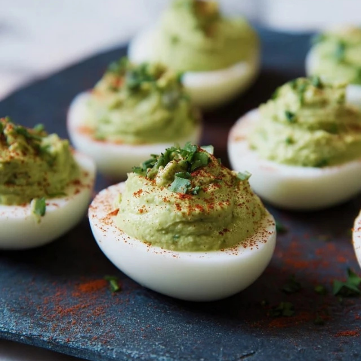 Avocado Deviled Eggs