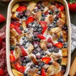 Berries & Cream French Toast Casserole