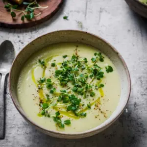 Cauliflower Leek Soup