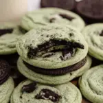 Mint Oreo Pudding Cookies