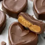 Chocolate Peanut Butter Valentine’s Heart