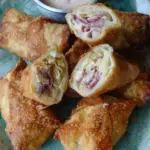 Crispy Reuben Eggrolls